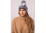 Kesi Cap Clath Donna Bianco-Grafite Universale