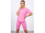 Kesi Set Sportivo Da Donna Guevien Rosa Chiaro Universal