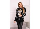 Maglione Natalizio Da Donna Kesi Nero Universale