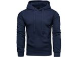 Felpa Con Cappuccio Recea Uomo Whiffletoad Navy Xxl