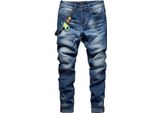 Recea Pantaloni Denim Da Uomo Evevere Blu Cielo 30