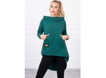 Kesi Felpa Con Cappuccio Da Donna Grafeuta Verde Universal