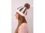 Kesi Berretto Da Donna Rozalia Ecru-Mocha Universale