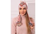 Berretto Kesi Da Donna Eunika Beige-Rosso Universale