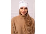 Berretto Kesi Da Donna Kira Bianco-Grigio Universale