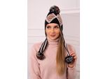 Kesi Berretto Da Donna Eunika Nero-Beige Universale