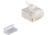 Delock - Netzwerkanschluss - RJ-45 (M) - U/Ftp - Cat 6A (Packung Mit 100) (67019)