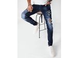 Dstreet Pantaloni In Denim Da Uomo Thaddeusre Blu Scuro 33