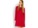 Peekaboo Abito Donna Linea A Slohn Rosso L/Xl