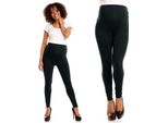 Peekaboo Leggings Premaman Donna Vattu Nero L/Xl