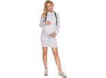 Peekaboo - Vestito Maternità Da Donna Mysteusa Grigio Xxl