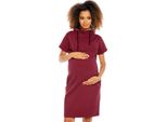 Peekaboo - Vestito Maternità Donna - Borgogna Xl