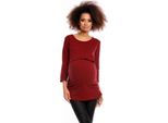 Peekaboo Maglione Maternità Donna Cheen Bordeaux L/Xl