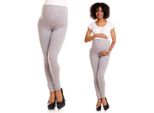 Peekaboo Leggings Premaman Donna Vattu Grigio Chiaro L/Xl