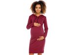 Peekaboo Abito Maternità Donna Bhremsa Borgogna S