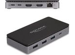 Delock - Dockingstation - USB-C / Thunderbolt 3 / Thunderbolt 4 - 2 X Hdmi - 1Gbe (88271)