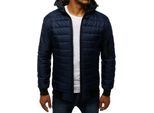 Dstreet Giacca Bomber Trapuntata Da Uomo Blanco Blu Scuro M
