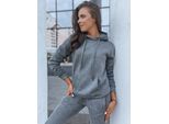 Dstreet Felpa Con Cappuccio Donna Basic Antracite M