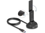 Delock - Netzwerkadapter - Usb 3,0 - Wi-Fi 6E - Schwarz (12773)