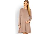 Peekaboo Vestito Maternità Donna Zhaz Cappuccino L/Xl