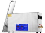 Vevor 10L Pulitore Ad Ultrasuoni Per Pistole, Macchina Per La Pulizia Ad Ultrasuoni Professionale Da 300W Con Timer E Riscaldatore, Pulitore Ad Ultrasuoni Digitale Da 40Khz Con Cestello Per Parti Di Armi, Proiettili,