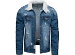 Giacca Di Jeans Recea Uomo Islepebbles Denim Xl