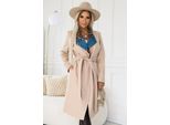 Numoco Cappotto Donna Levaaet Beige Xl