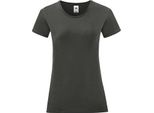 Fruties T-Shirt Donna A Maniche Corte Hedon Light Graphite L