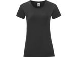 Fruties Maglietta Donna A Maniche Corte Hedon Nero Xxl