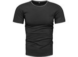 Recea T-Shirt Uomo A Maniche Corte Hori Nero Xl