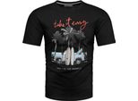 Recea T-Shirt Uomo A Maniche Corte Ahuru Nero L