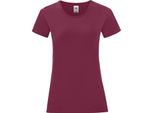 Fruties Maglietta Donna A Maniche Corte Hedon Rosso Scuro Xxl
