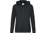 Fruties Felpa Con Cappuccio Shegan Zip Donna Nero S