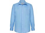 Fruties Camicia Da Uomo A Maniche Lunghe Gazmim Blu Medio S