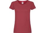 Fruties Maglietta Donna Manica Corta Erzen Rosso Mattone Xxl