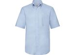 Fruties Uomo Camicia A Maniche Corte Led Oxford Blu S