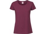 Fruties T-Shirt Donna A Maniche Corte Gjator Bordeaux Xs