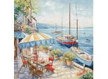 Kit Per Ricamo A Punto Croce Letistitch "Seascape"", Schema Contato, 26X26Cm"