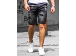 Recea Pantaloncini Di Jeans Da Uomo Taueu Nero 29