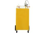 Succebuy Serbatoio Di Carburante Da 30 Galloni, Serbatoio Di Gas E 4 Ruote, Pompa Manuale, Benzina/Diesel/Kerosene, Auto, Tosaerba, Fuoristrada, Barche, 12 V, Acciaio, Blu