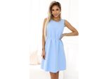Numoco Mini Abito Donna Victoria Blu Cielo M