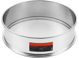 Succebuy Setaccio Per Farina, Maglia Fine, 10 Maglie, Acciaio Inox 304, Per Uso Alimentare, Diametro 31,8 Cm, Setaccio A Maglia Fine Per La Cottura, 5 Dimensioni Di Maglia Per Fagioli Mung, Riso, Farina, Polvere Di Perle