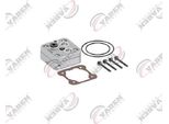 Kompressor Reparatursatz, Zylinderkopf + Deckel + Dichtungen + Schrauben | Mercedes | 85Mm, 238Cc