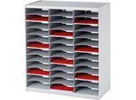 Paperflow 803.02 Stazione Di Smistamento Grigio Chiaro Con 36 Scomparti