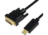 Logilink Logilink CV0132 Cavo Video Adattatore 3 M Displayport Dvi Nero