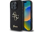 Guess Guhcp16Xhg4Sgk Iphone 16 Pro Max 6,9 Czarny/Nero Custodia Rigida Fissa Glitter Big 4G