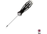 Cacciavite Torx In Acciaio S2 Impugnatura In Tpr Bimateriale. Dimensione T06 X Ø 3,0 X 75 Mm.