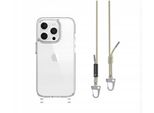 Switcheasy Custodia Trasparente Antiurto Con Cordino Per Iphone 15 Pro Bianco