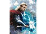 Pittura Picturing By Numbers - Thor Nella Tempesta Marvel 40X50 Cm
