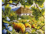 Pittura Da Numeri Con Telaio Quadri Da Dipingere - Casa Di Campagna 50X40 Cm